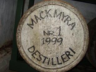 Mackmyra barrel number one. Photograph © Christofer Psilander 2005. Not for commersial use.